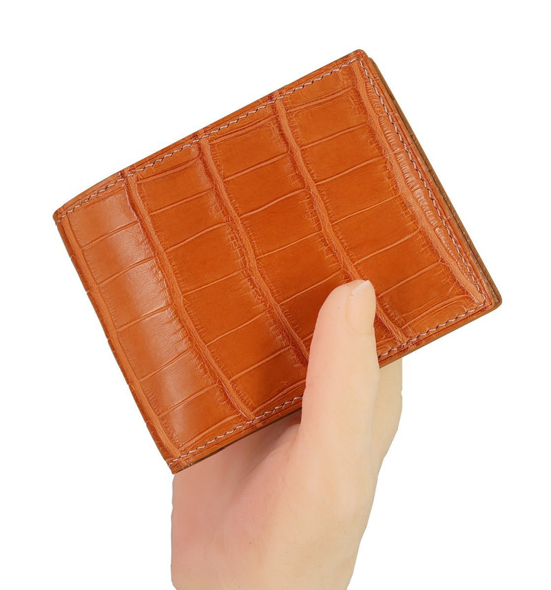Order made Genuine crocodile leather wallet handmade