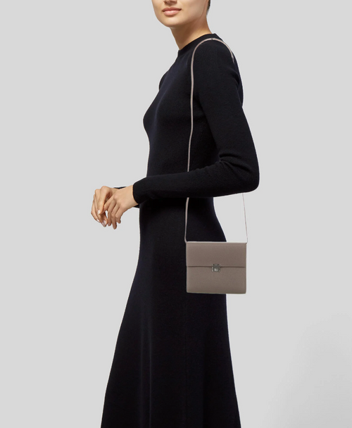 Petit sac en cuir spécialement conçu pour les femmes | Cuir de crocodile américain | Mini sac bandoulière vert clic 16 portefeuille 