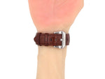 錶帶 尼羅鱷魚皮革 錶帶專賣店 紅衫 棕色 - FOBO CROCODILE