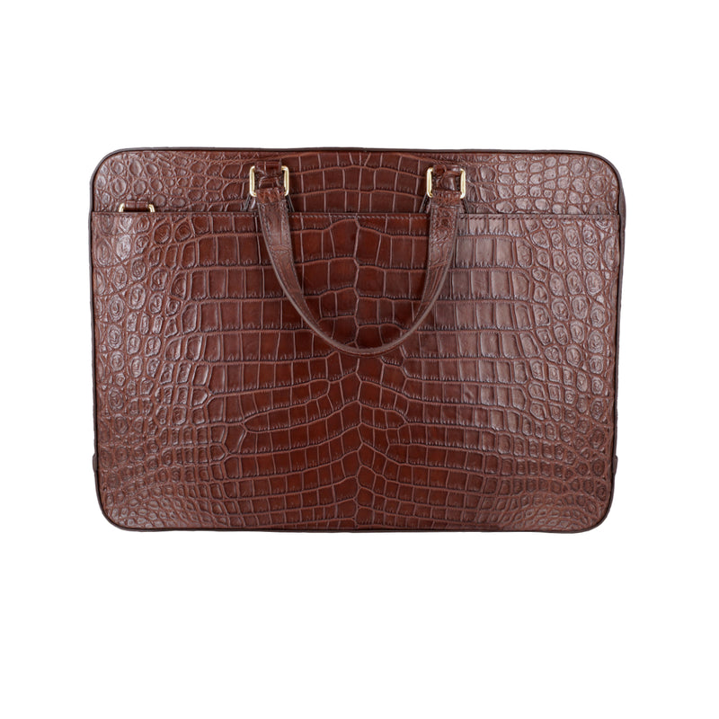 公事包 男士公文包，尼羅鱷魚皮革製作 crocodile leather briefcase for men
