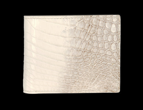 Genuine crocodile leather short wallet