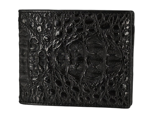 Men's wallet genuine crocodile leather, caiman short wallet