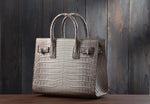 Nile Crocodile Leather Bag Himalaya color Lady Bag, handbag