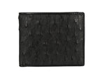 bi-fold wallet for men ostrich leather