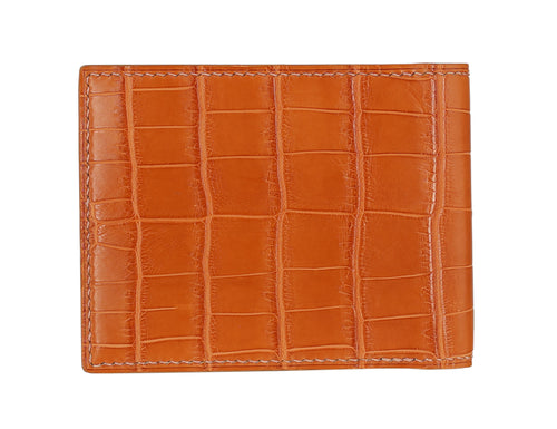 short wallet Genuine crocodile leather for Men