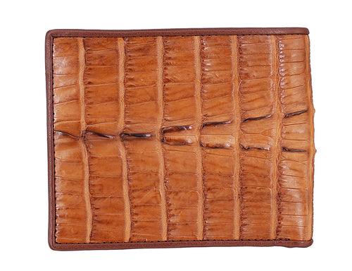 short wallet for Men, Best quality Genuine caiman crocodile leather