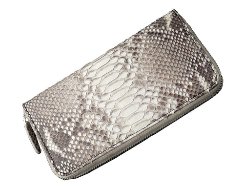 women's long wallet genuine python leather fashion wallet exotic style